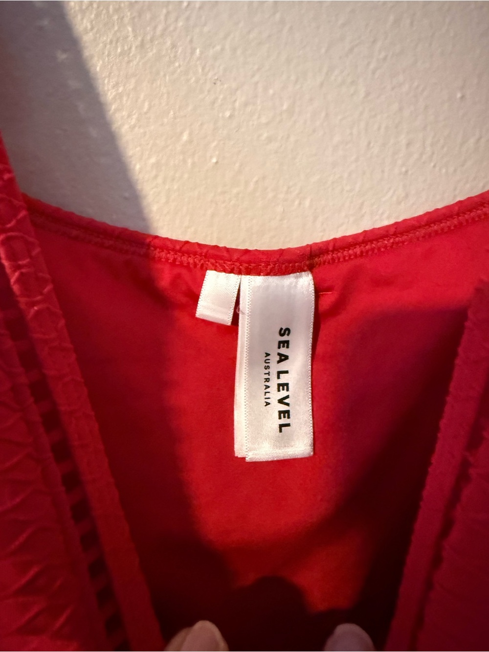 Sea Level Honeycomb Spliced One Piece Swimsuit Size 10 - Picture 3 of 4